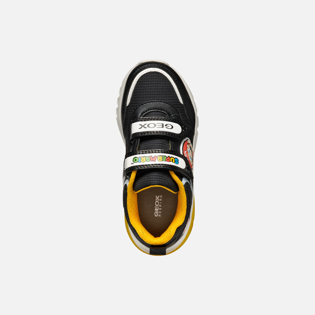 Geox J46LBI J Ciberdron Black/Yellow