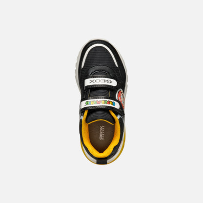 Geox J46LBI J Ciberdron Black/Yellow