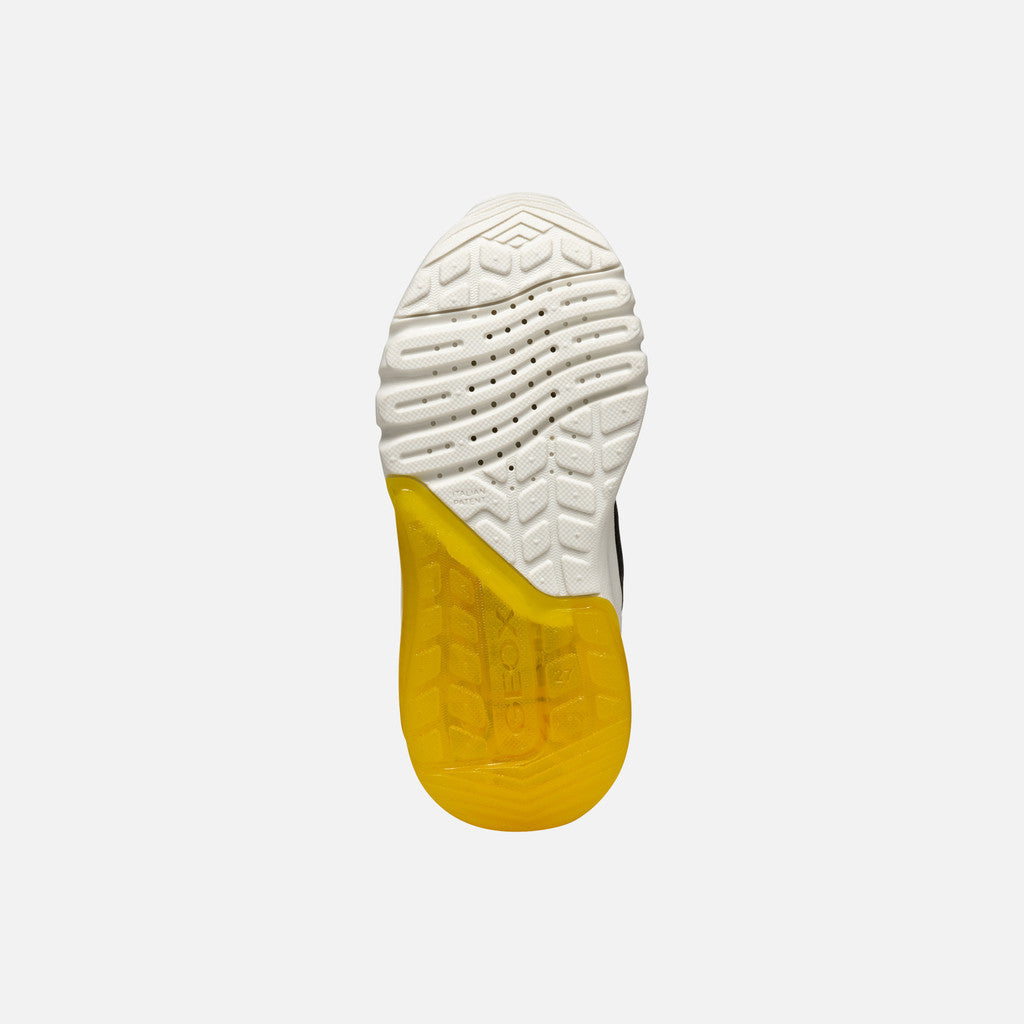 Geox J46LBI J Ciberdron Black/Yellow