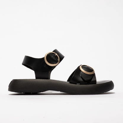 Fly London P144604006 Bridle Black Sandal