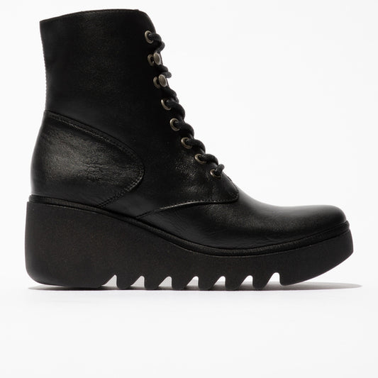 Fly London P501534000 Dublin Black Boot