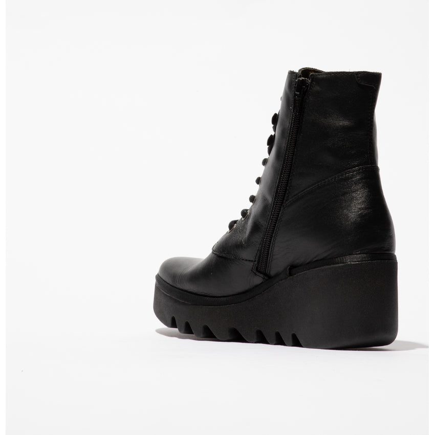 Fly London P501534000 Dublin Black Boot