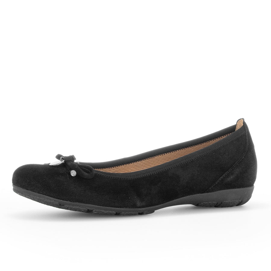 Gabor 34.164.17 Ring  Black Suede Pump