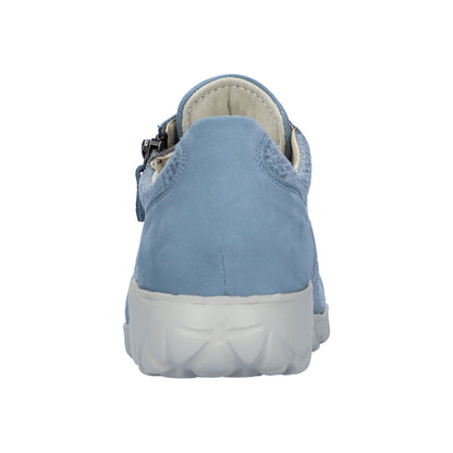 Waldlaufer H89001 227 263 Havy Denim Zipper & Lace Trainer
