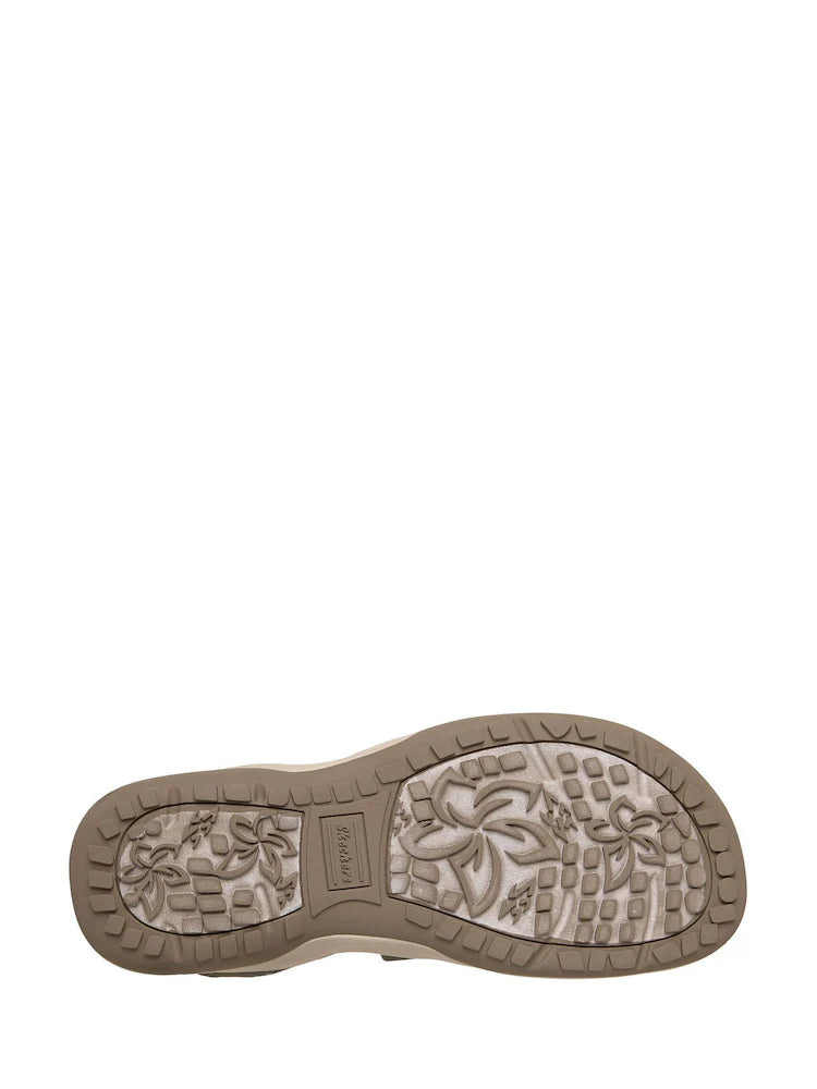 Skecher 163460 Ladies Reggae Slim Slip in Olive Sandal