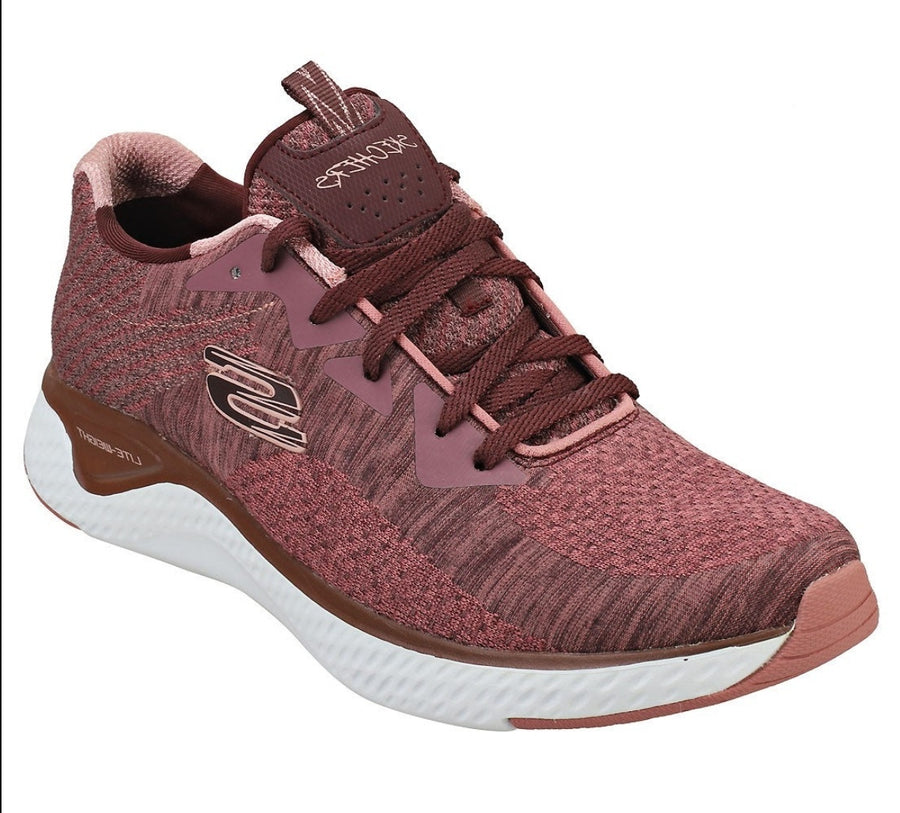 Skechers Ladies Brisk Escape Mauve Purple Trainers 13328