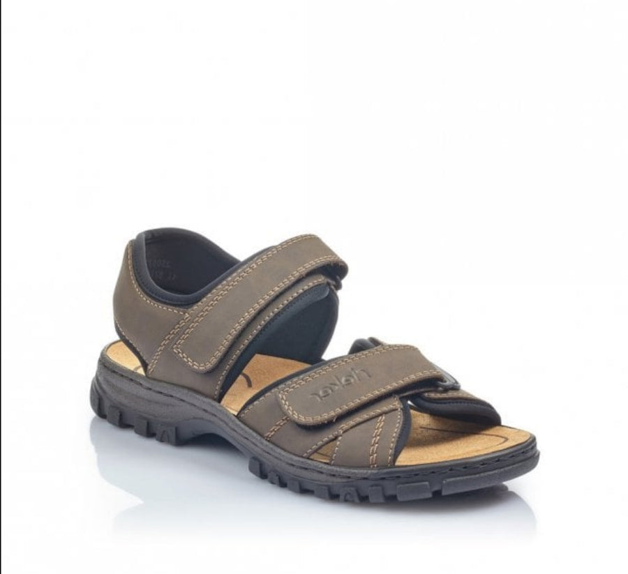 Rieker 25051-27 Mens Brown Sandal