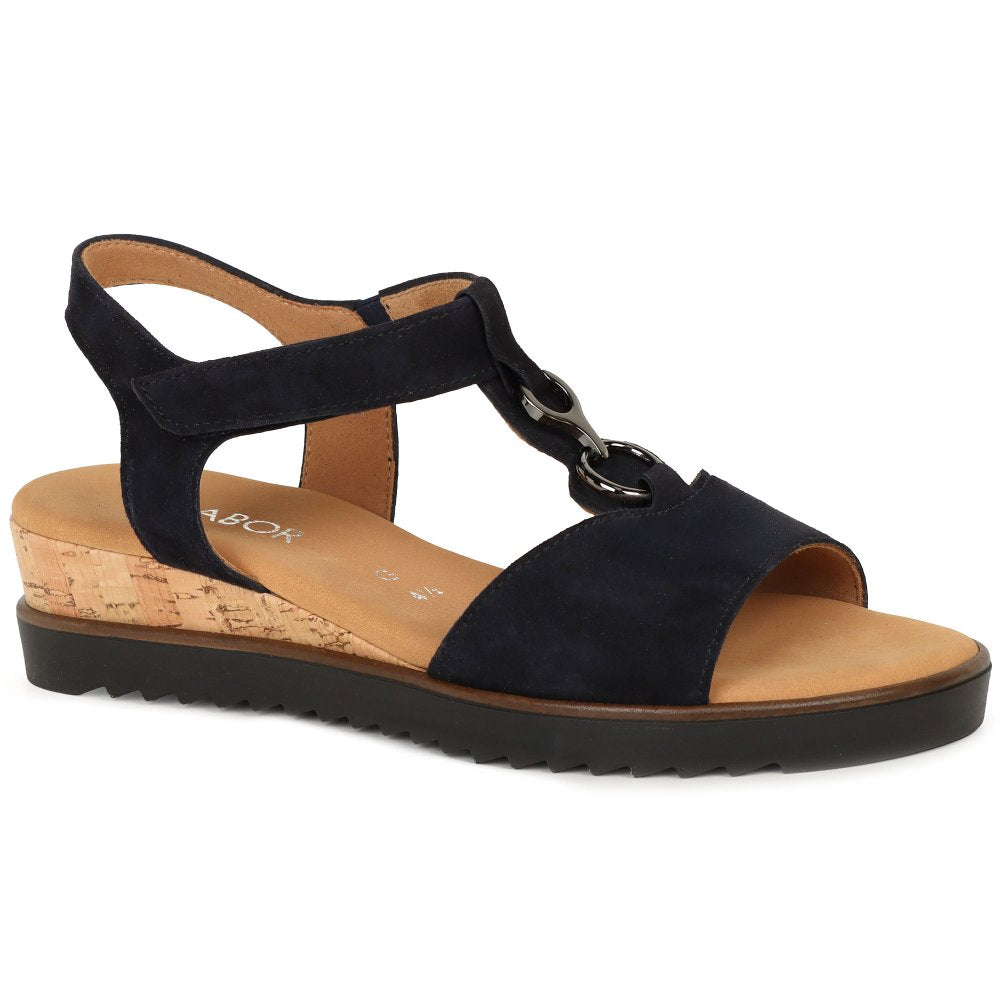 Gabor 82.754.46 Ladies Rookie Dark Blue Sandal