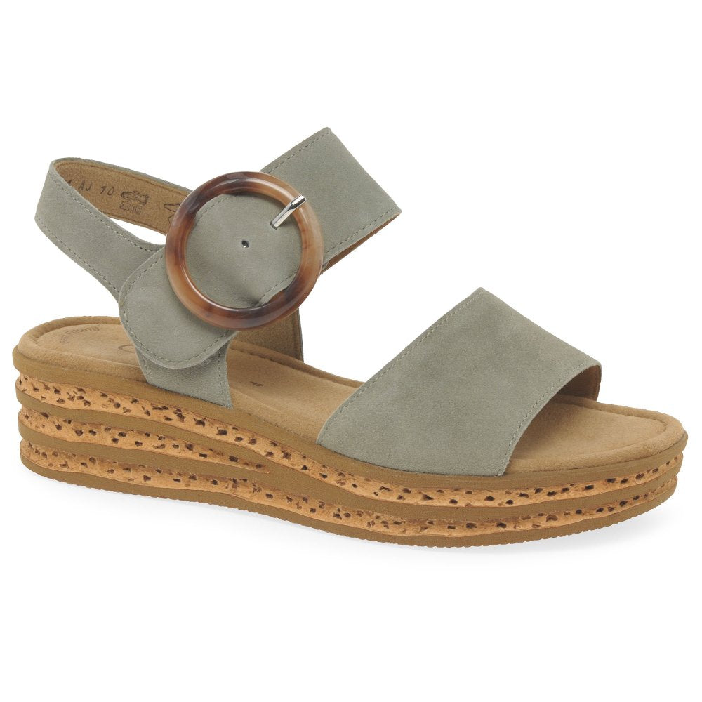 Gabor 84.550.14 Ladies Andre Sattel Wedge Sandal