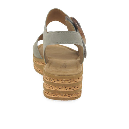 Gabor 84.550.14 Ladies Andre Sattel Wedge Sandal