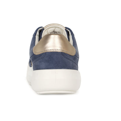 Gabor 83.360.13 Ladies Jade Denim Suede/Puder Trainer