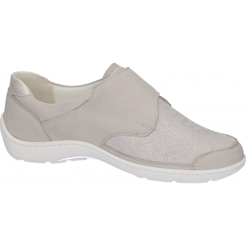 Waldlaufer 496H31 337 070 Henni Ladies Beige Soft Velcro Shoe
