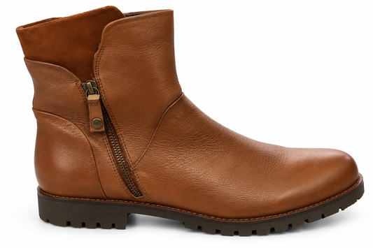 Caprice 9-25439-21 Nut Nappa/Suede Combination Boot