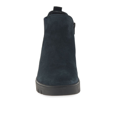 Gabor 8015.01.004 Ladies Dublin Dark Blue Suede Boot