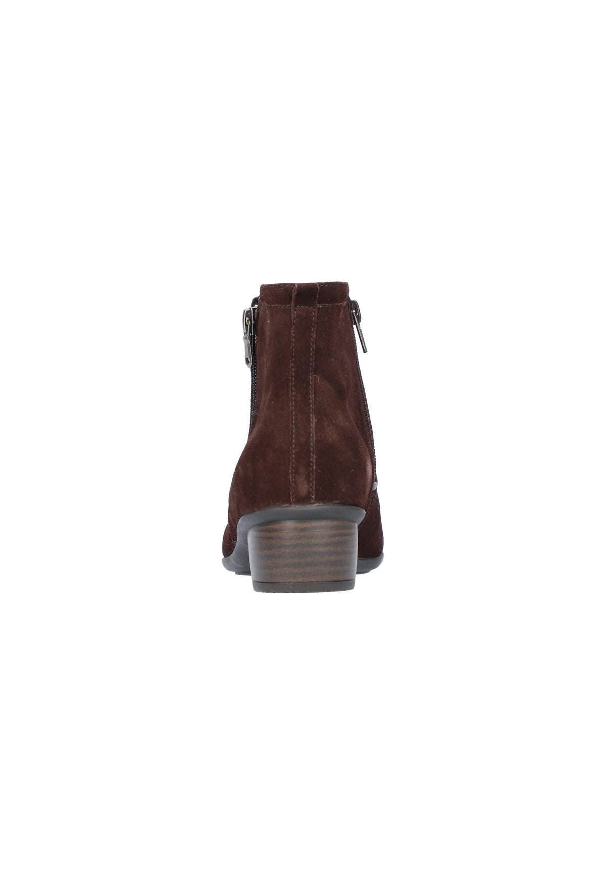 Waldlaufer 967803 195 216 Haifi Brown Twin Zip Suede Ankle Boot