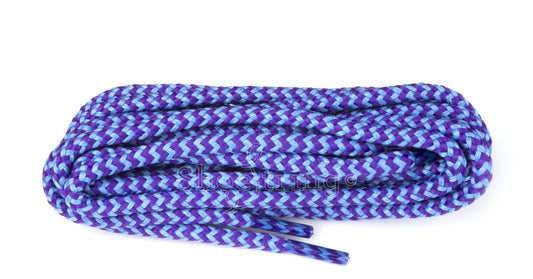 Shoe String 150cm Aqua/Purple Dog Tooth Hiking Laces