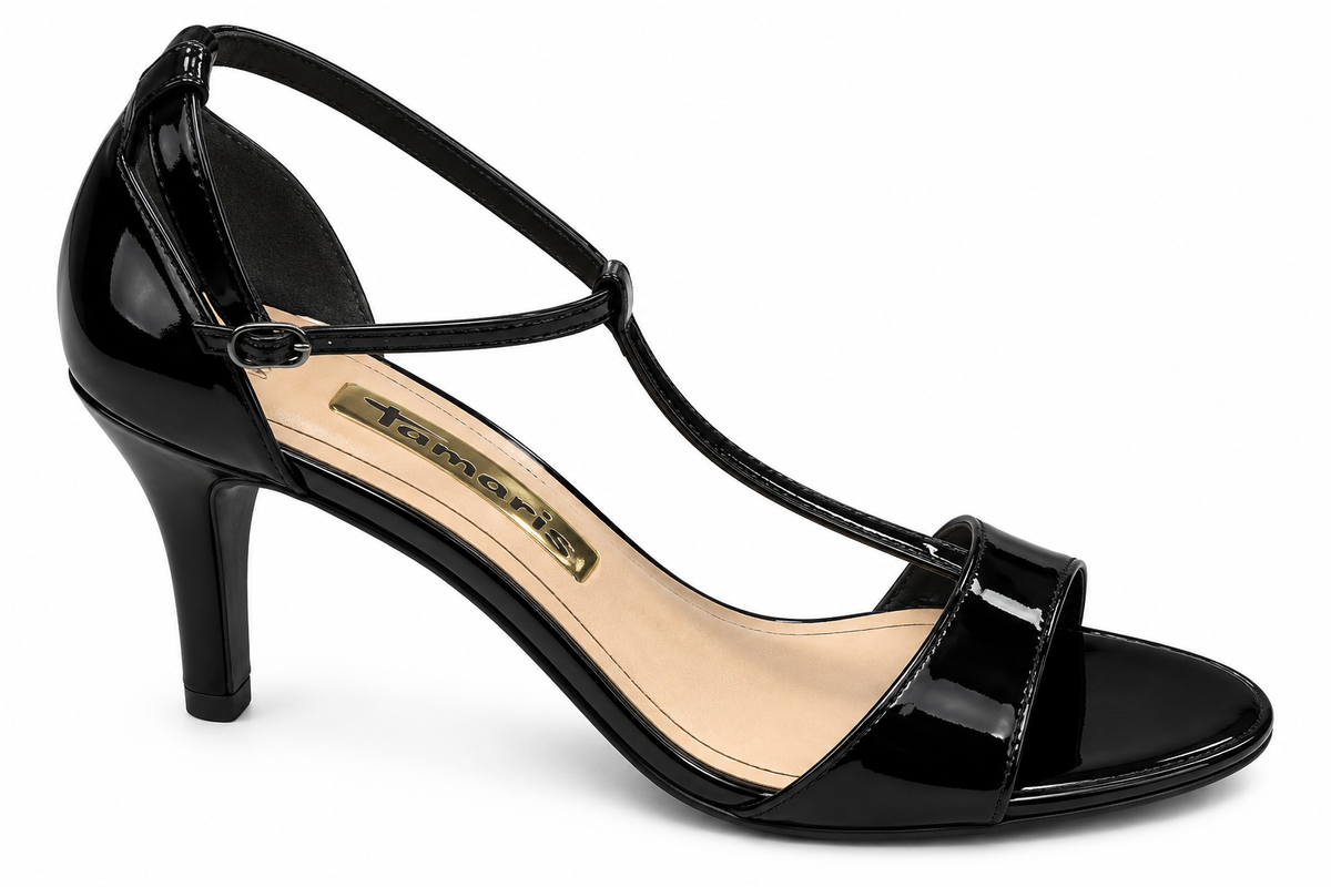 Tamaris 1-28392-34 Black Patent Heel
