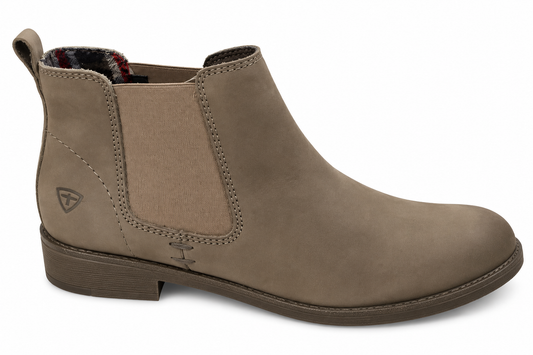 Tamaris 1-25071-27 341 Taupe Leather Ankle Boot