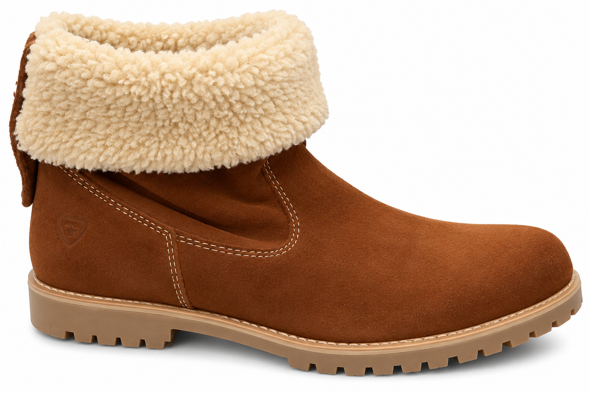 Tamaris 1-26945-33 Muscat Leather Suede Ankle Boot