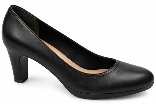 Tamaris 1-22410-28 001 Black Court Shoe