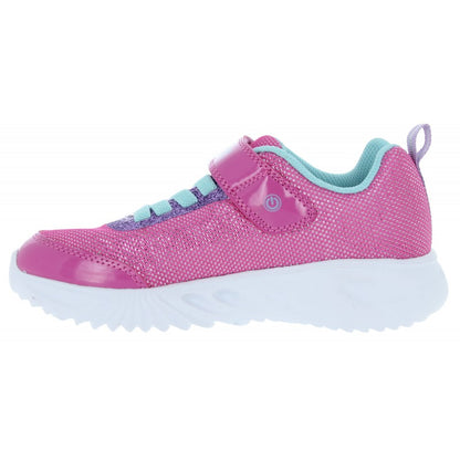 Geox Girls J45E9A J Assister Fuchsia/Aqua