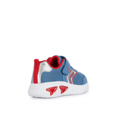 Geox Girls J45DZC J Assister Avio/Red Trainer