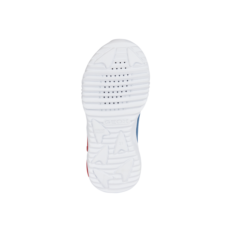 Geox Girls J45DZC J Assister Avio/Red Trainer