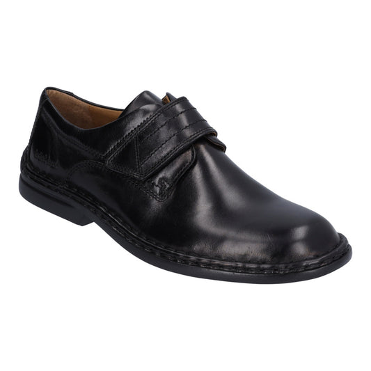 Josef Seibel Mens Vigo 09 Black Smart Leather Shoes 27282 43 600