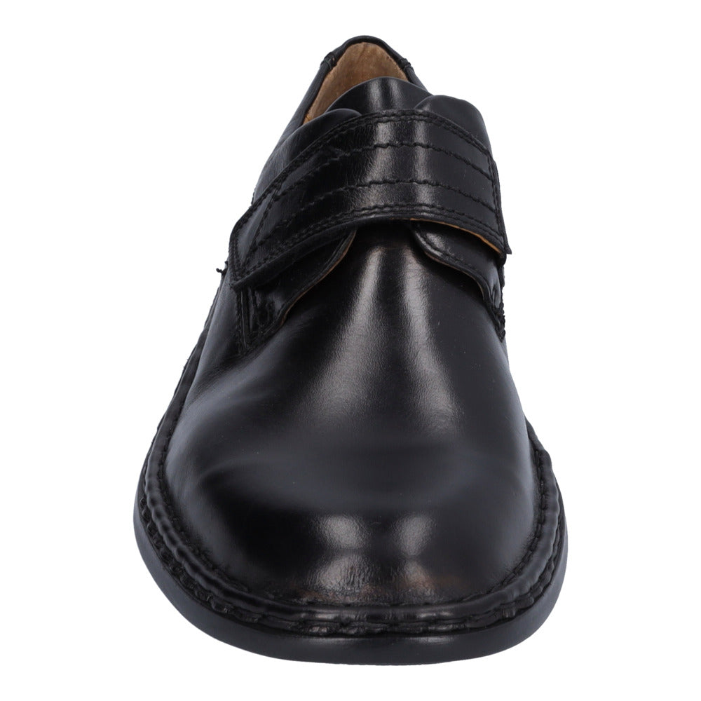 Josef Seibel Mens Vigo 09 Black Smart Leather Shoes 27282 43 600