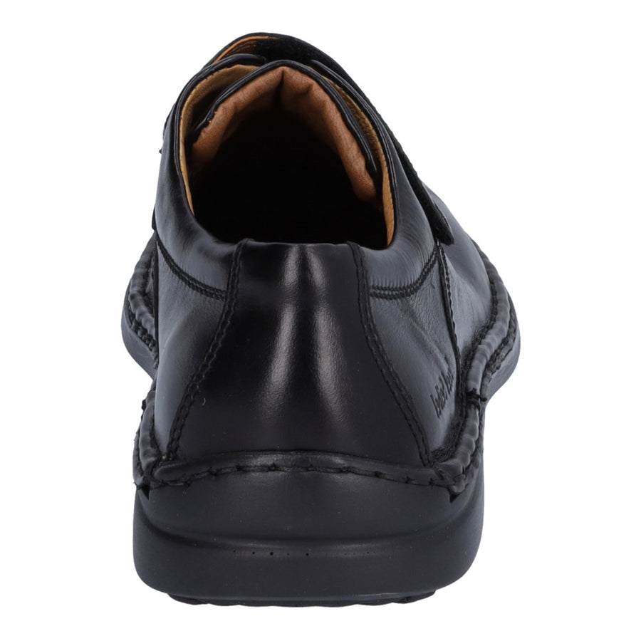 Josef Seibel Mens Vigo 09 Black Smart Leather Shoes 27282 43 600