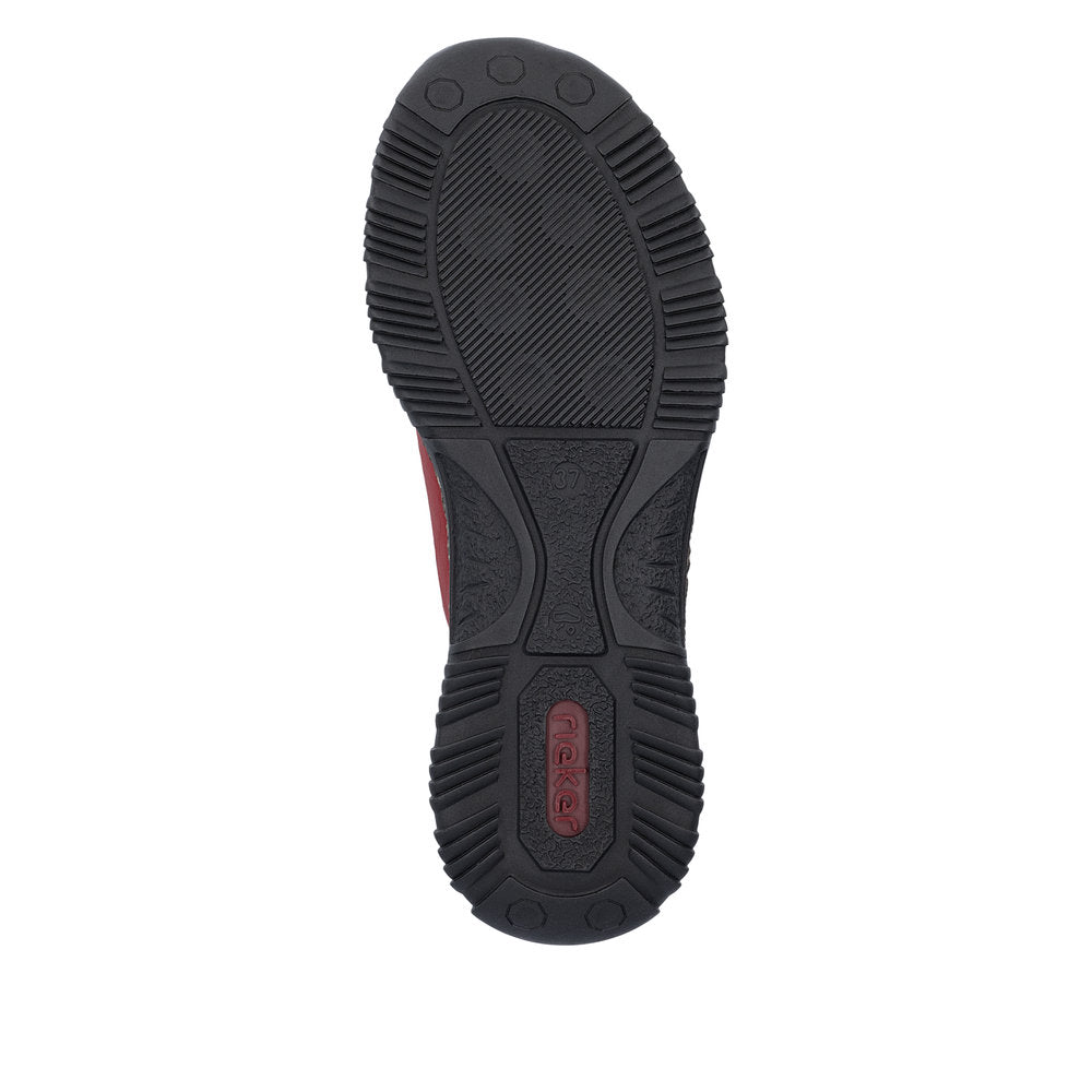 Rieker N3267-33 Ladies Red Casual Shoe
