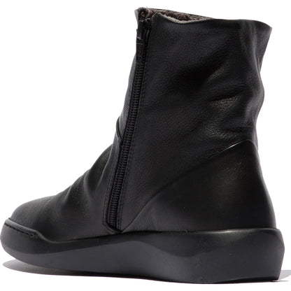 Softinos P900550000 Ladies Black Ankle Boot