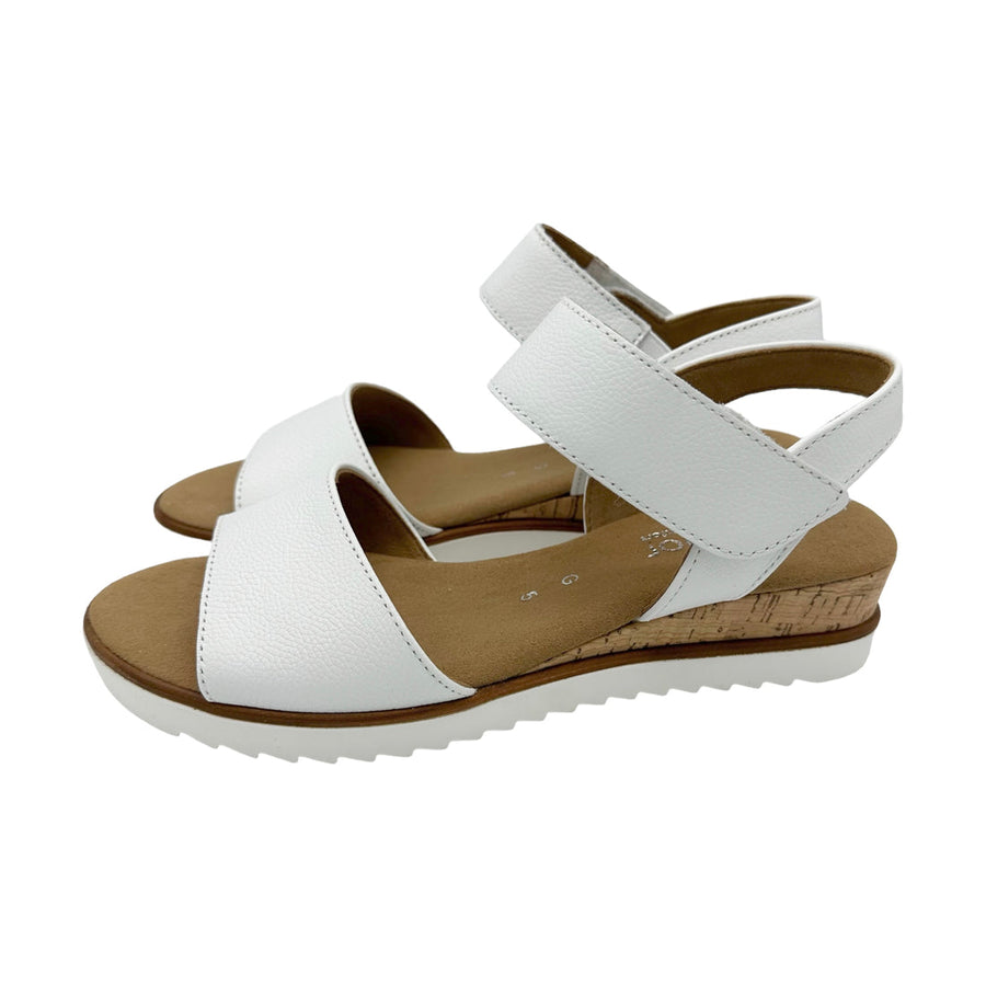 Gabor 42.750.50 Ladies Raynor White Wedge Sandal