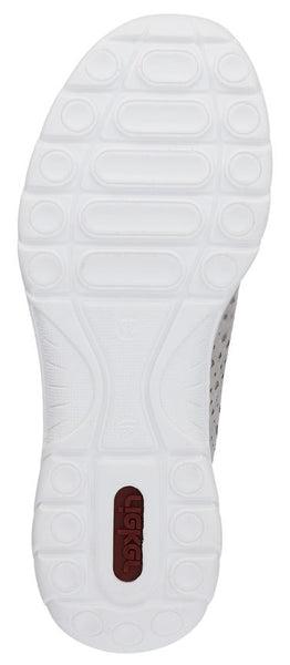 Rieker L32P6-90 Ladies Metallic Sneaker