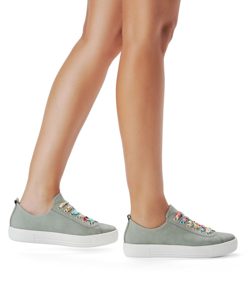 Remonte Ladies Green Trainer Shoes D0900-52