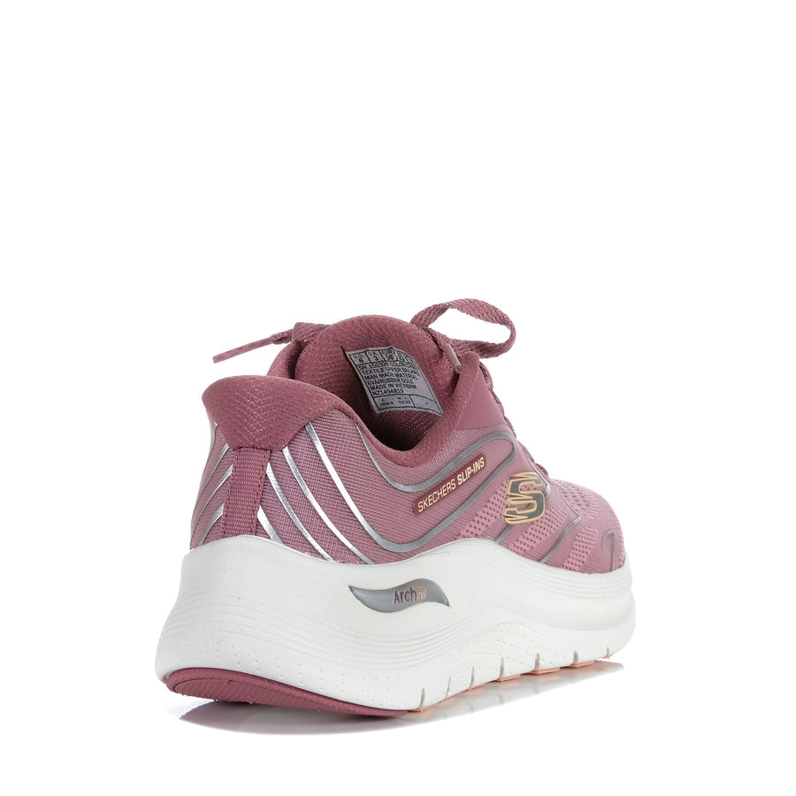 Skechers 150328 Ladies Archfit Dark Mauve Slip-In