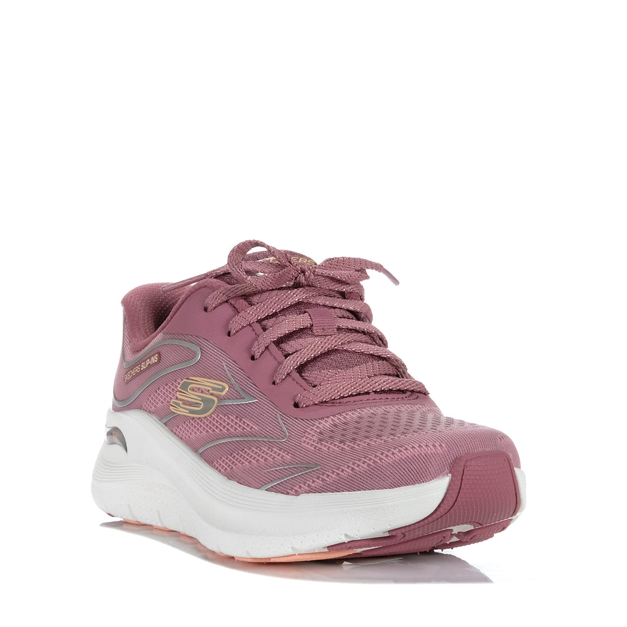 Skechers 150328 Ladies Archfit Dark Mauve Slip-In