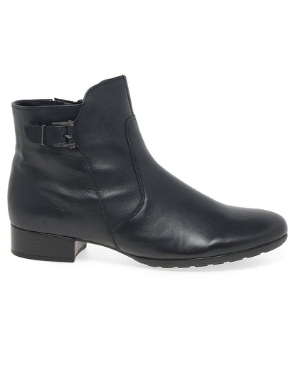 Gabor 32.714.27 Bolan Black Ankle Boot