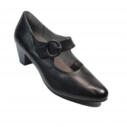 Caprice 9-22406-41 Ladies Black Mary Jane shoe