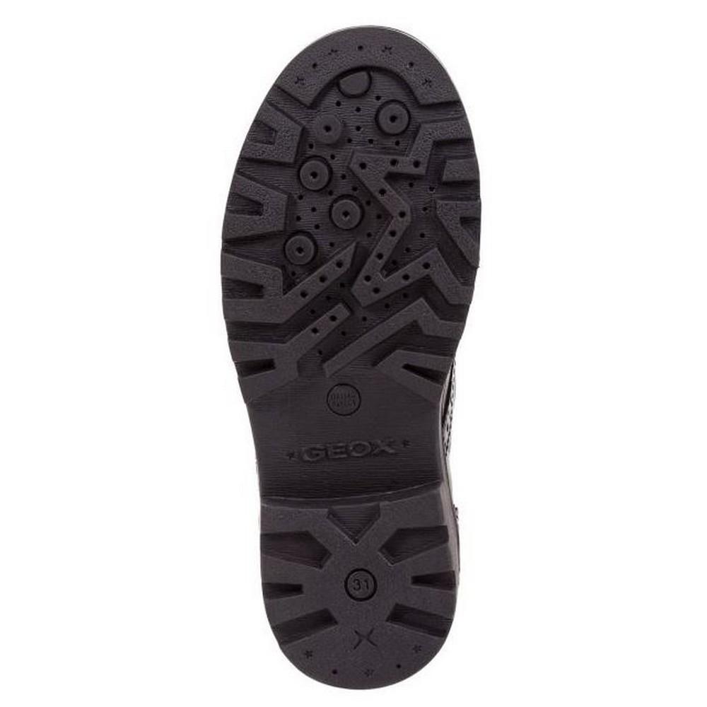 Geox J6420N Casey Lace Girls Black Nappa
