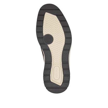 Rieker 14705-24 Mens Tan Lace & Zip Boot