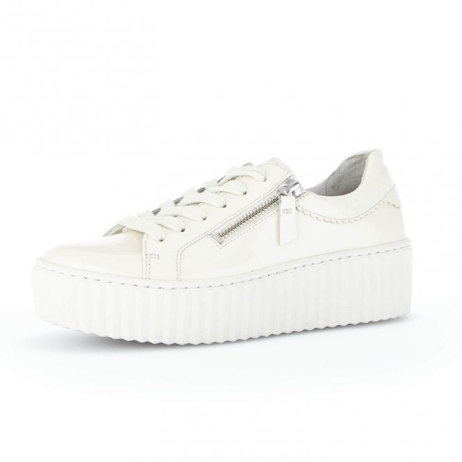 Gabor 43.200.21 Dolly White Leather Trainer
