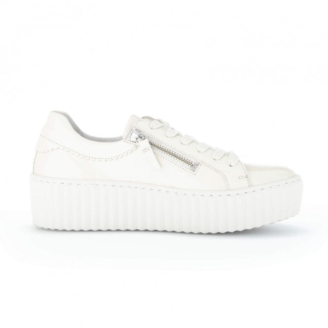 Gabor 43.200.21 Dolly White Leather Trainer