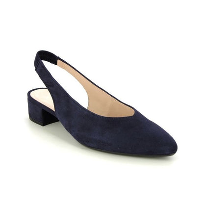 Gabor 61.520.16 Ladies Mack Navy Heeled Sling Back