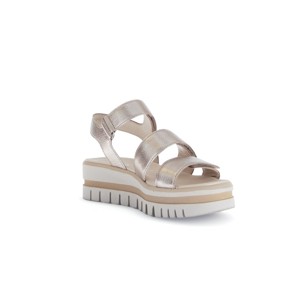 Gabor 64.620.32 Ladies Alfa Puder Wedge Sandal