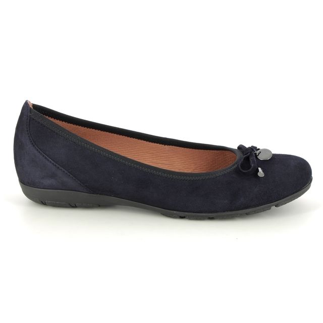 Gabor 34.164.17 Ring Navy Suede Pump