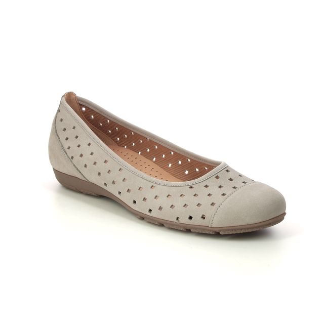 Gabor 64.169.12 Ladies Ruffle Leinen Pump