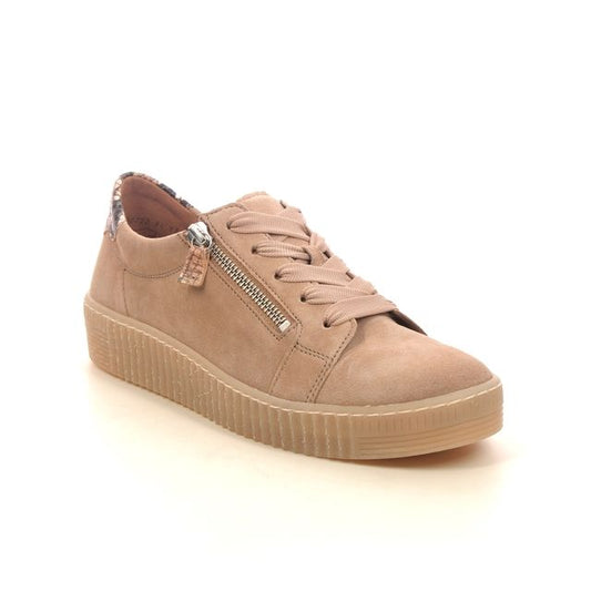 Gabor 83.334.14 Ladies Wisdom Sand/Black Trainer