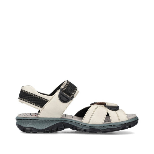 Rieker 68851-80 Ladies White Walking Sandal
