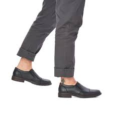 Rieker 17659-00 Mens Black Extra Wide Slip On